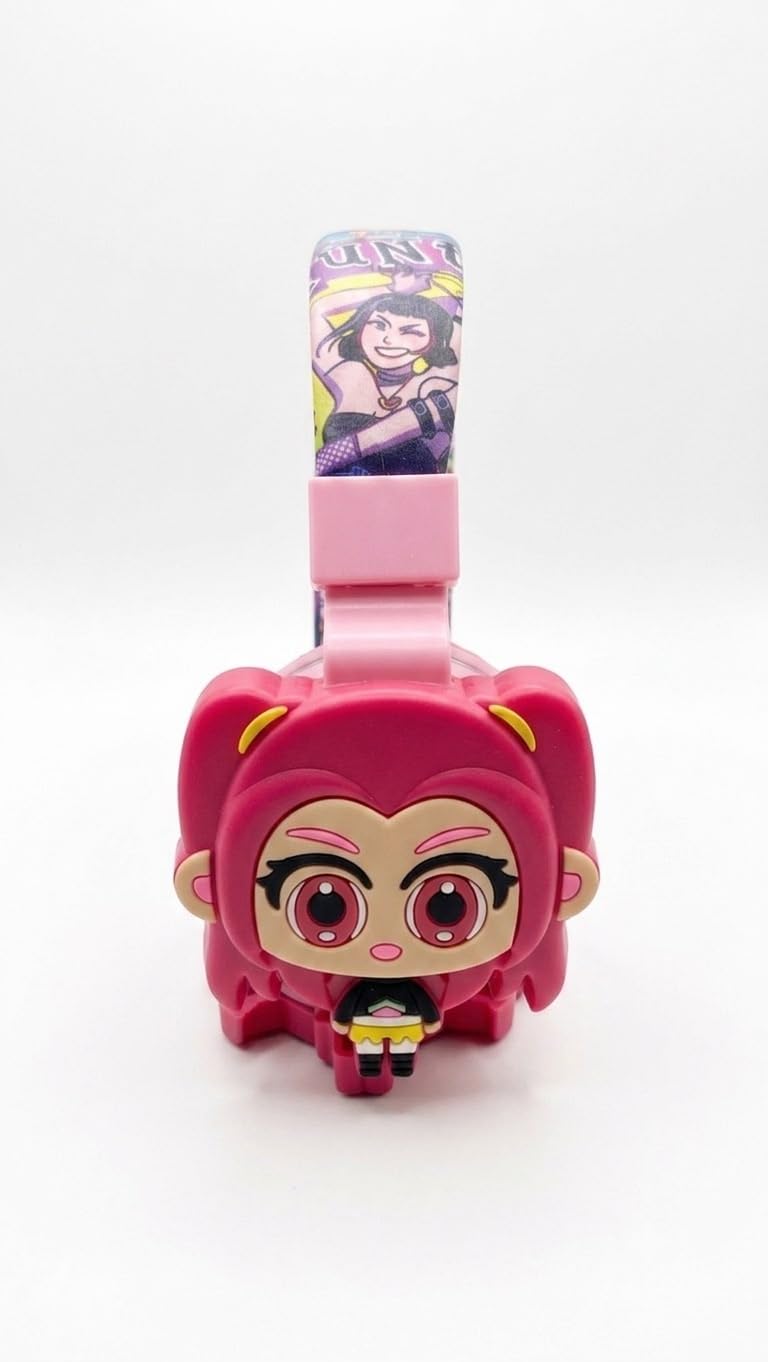 ADC Enterprises Cartton Kids Wireless Headphones | Cute Pink Design Over-Ear Bluetooth Headset for Boys & Girls | Adjustable, Comfortable Safe Audio Headphones-image-24
