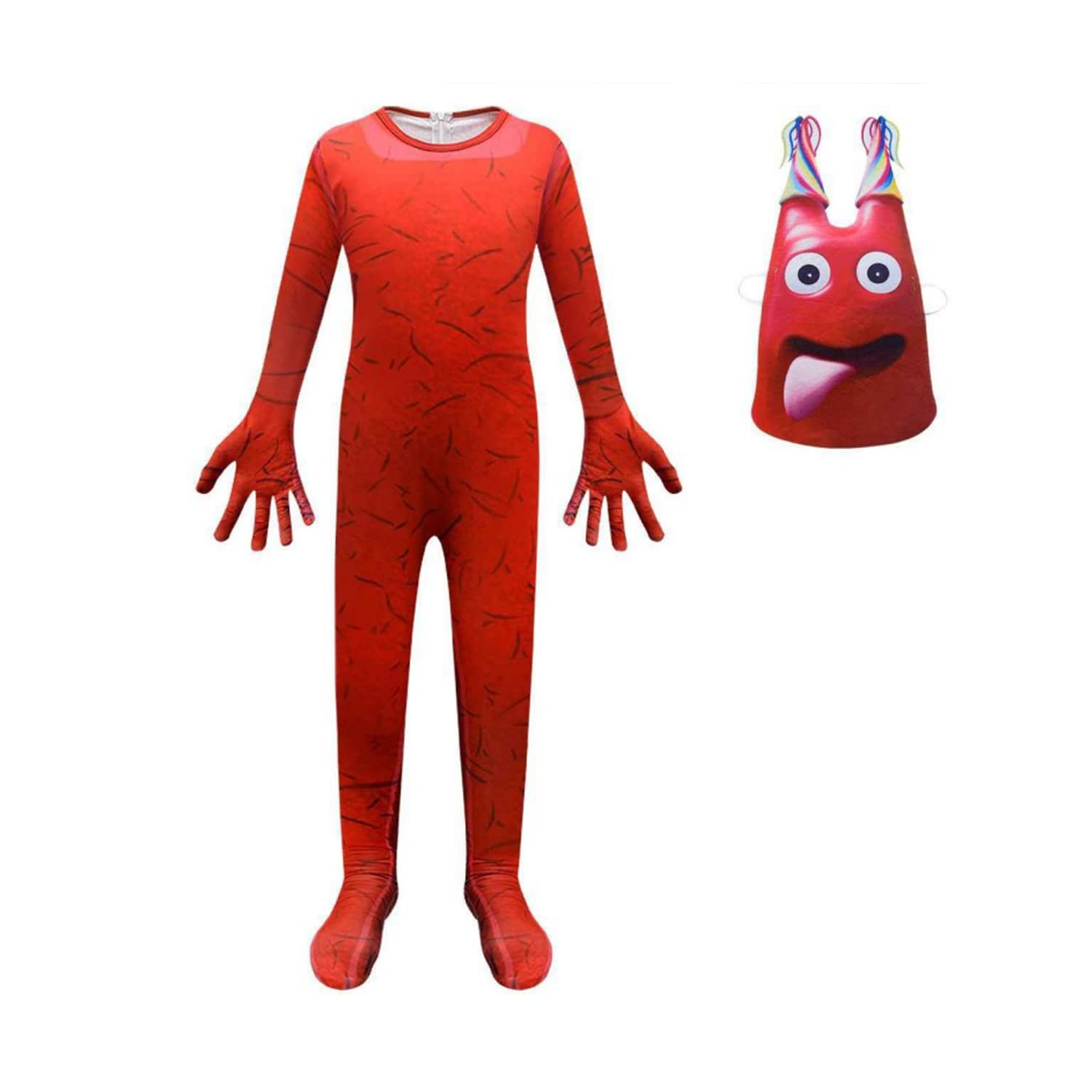 NILUTO Garten of Banban Costumes Garten of Banban Jumbo Josh Costumes Real Jumpsuit Dress Up With Gloves And Scary Mask