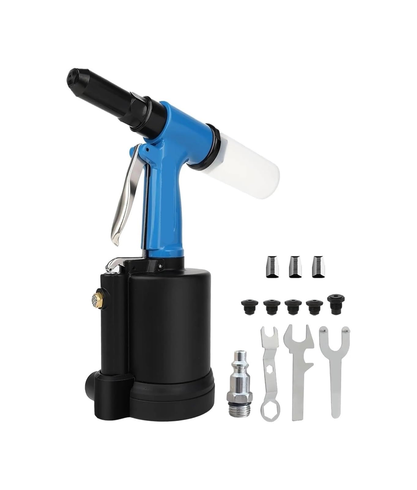 Heavy Duty Pneumatic Rivet Gun 3916lbf, 3/32' to 1/4' Air Riveter with NPT 1/4' for Construction