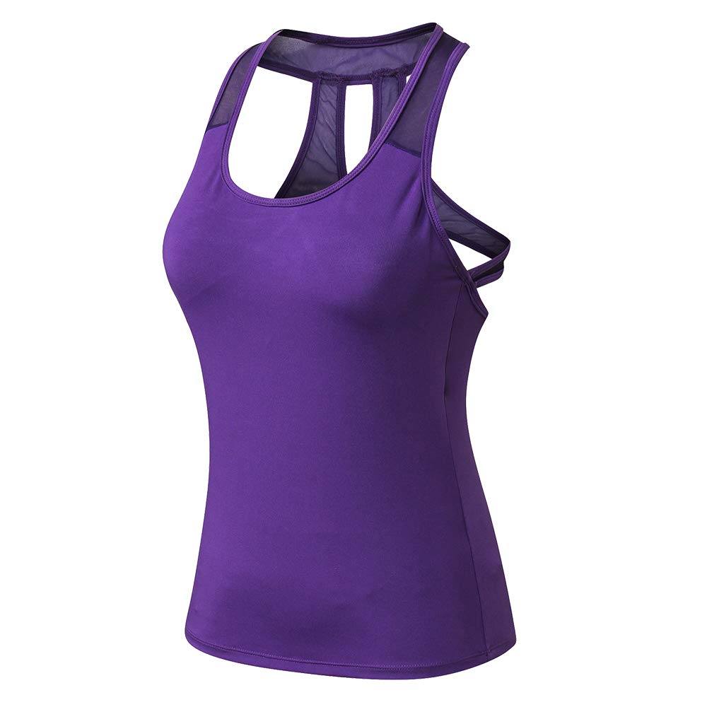 Women Yoga Vest Qui Dry Hollow Out U Ne Stretchable Brea able Bodycon Running Gym Sportswear