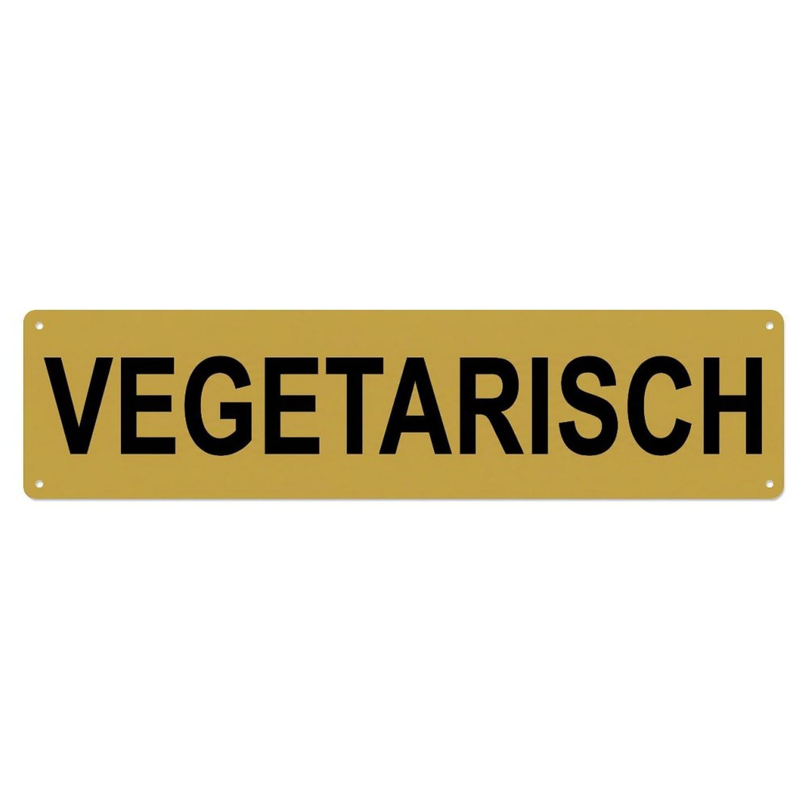 Metal Tin Sign Vegetarisch Meatless Choices Menu