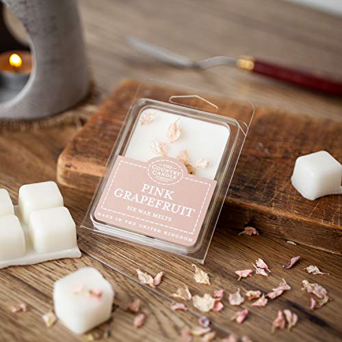 The Country Candle Company Pastels Wax Melts - Pink Grapefruit Scented, Up to 60 Hours Burn Time