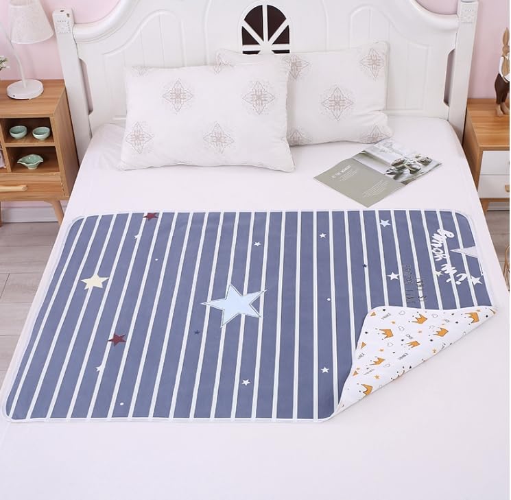 kidmat SafeNights - Matratzenschutz Kid mat Bettunterlage Wasserdicht Safe Nights Schutzmatte Undsaugstarke Bettnässunfälen Fur Einzel-Kleinkinder-und Kinderbetten Doppelbettensind (C,100 * 150cm)