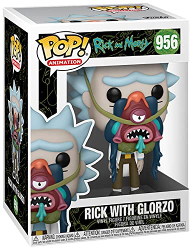 Sale Rick With Glorzo: P O P ! Animation Vinyl Figurine Bundle With 1 Compatible 'Toysdiva' Graphic Protector (956-55250 - B)