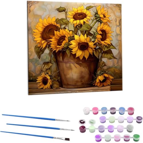 Ђ܂ G Paint by Numbers hG Lbg l ʂ肦 lphGLoXNtg  LoXA[g uVƃANG̋, ItBX CeA rO, ւ̃Mtg 30x30cm (t[