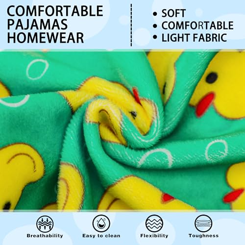 Paiaite Dog Pajamas Onesie: Comfortable Four-Legged Apparel for Small, Medium, & Large Dogs, Polyester Material for Comfort, Wrinkle Resistance, Moisture Wicking, and Stretchiness Yellow Duck S - Image 4