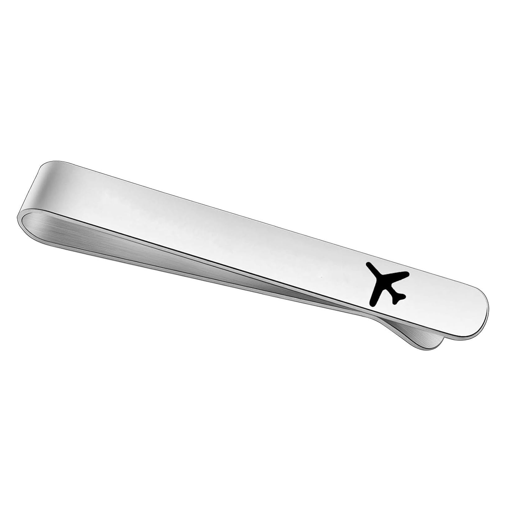 Clip de corbata de avión, joyería de avión, regalo de piloto, clip de corbata seguro para mosca, regalos de aviación, barra de corbata de piloto, regalos de viaje de larga distancia, regalo para