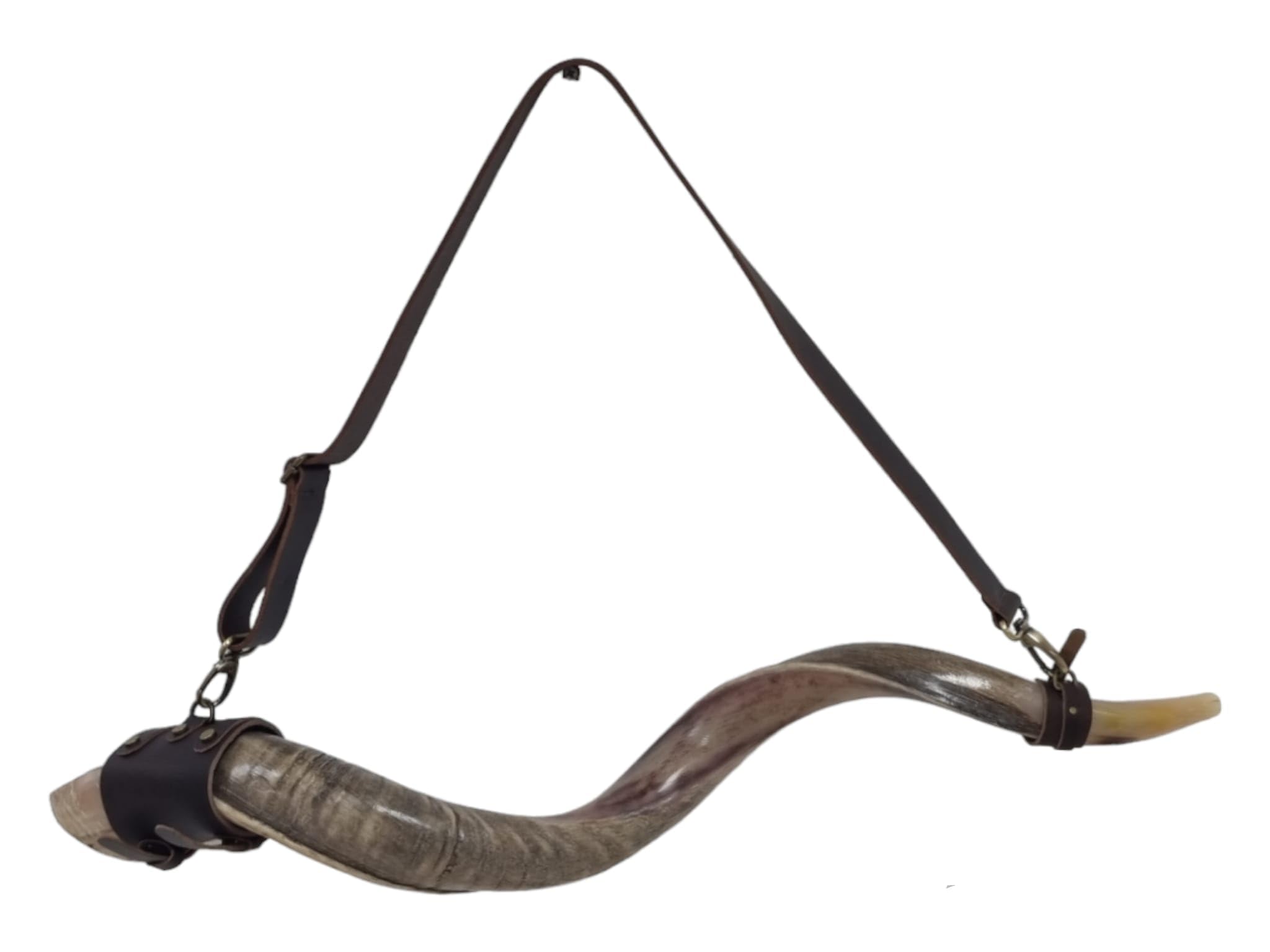 Shofar Real Leather Strip For Carring a Shofar Sling Hand made 