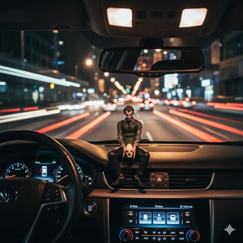 Image of ABUNDANCE Joker Dashboard Figurine for Car | 15 cm Premium Collectible with Mask | Cool Car Interior Decoration | Anti-Slip Base | Ideal Gift for Lovers & Superhero Fans