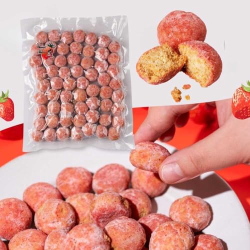 苺香る ブールドネージュ [選べる容量]豊橋いちご『よつぼし』使用 ギフト プチギフト 手土産 イチゴ 大容量 焼菓子 クッキー (大容量1袋(60粒入り))