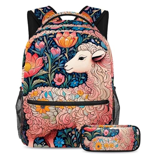 Sac à dos cheval multicolore et sa trousse le cadeau idéal pour la rentrée des ados