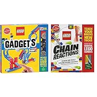 Klutz 821963 Lego Gadgets, Standart, 10.25" Length x 0.75" Width x 10" Height & Lego Chain Reactions