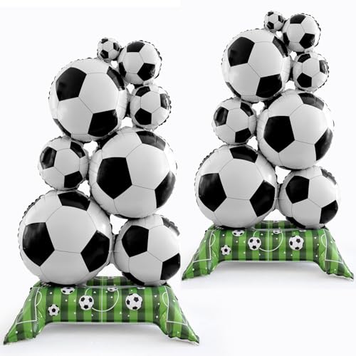 Giant Soccer Balloons Set, 59 Inch, Party & Photo Backdrop