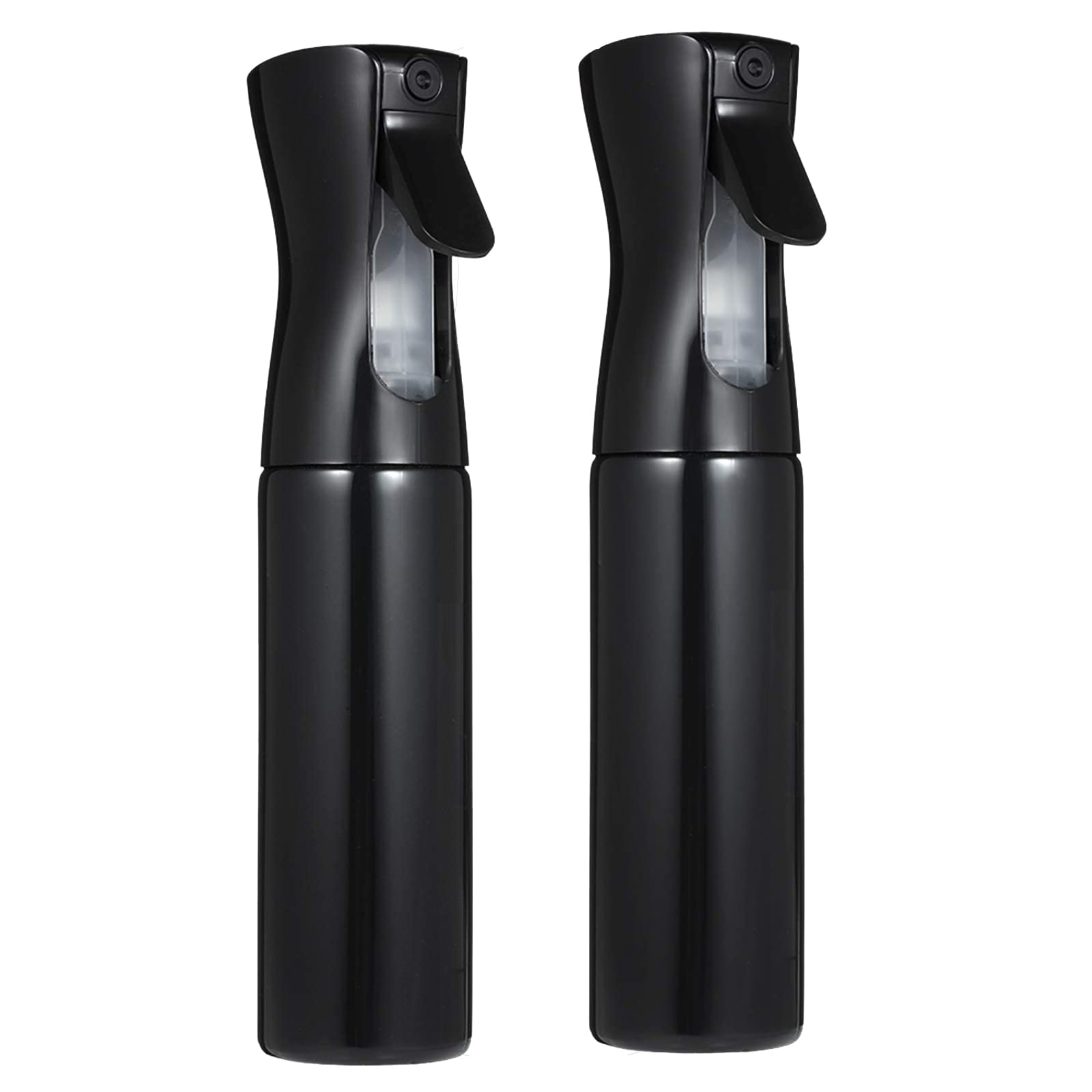 [2 Pcs] 300ml Spray Bottle Salon Hairdressing Sprayer Barber Hairstyling Flower Planting Tools Empty Water Sprayer (Black)