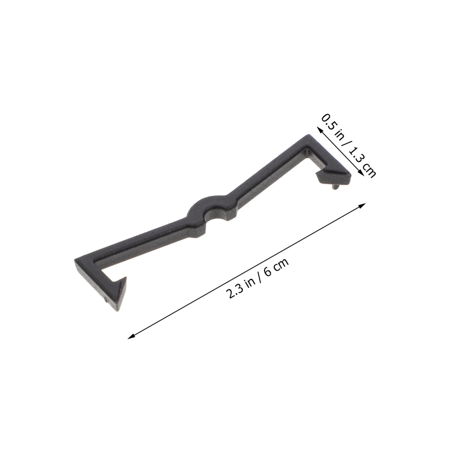 OUNONA 100pcs Plastic Pegboard Hooks Gaming Pegboard Organizers Hooks for Wall Jewelry Craft Display