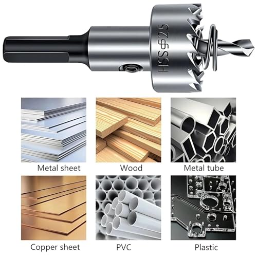 Set de brocas Hole Saw para metal y madera HSS miniatura 7