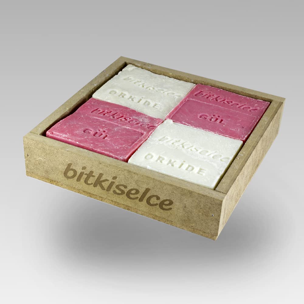 Bitkiselce El Yapımı Gül&Orkide Sabunu 450 Gr. 4 Adet