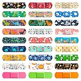 330Pcs Kids Cartoon Bandages, 27 Styles Adhesive Cartoon Patterns, Adhesive Flexible Colorful Bandages, Cute Cartoon for Boys and Girls, Waterproof Breathable Protect Scrapes