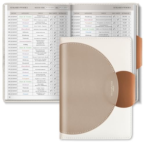 BIROYAL Budget Planner Deutsch – 12-Monats-Finanzplaner mit Budgetplanung, Finanz-Check & Reflexionsteil – Budgetplaner für gesunde Konsumgewohnheiten und stabile Geldmentalität