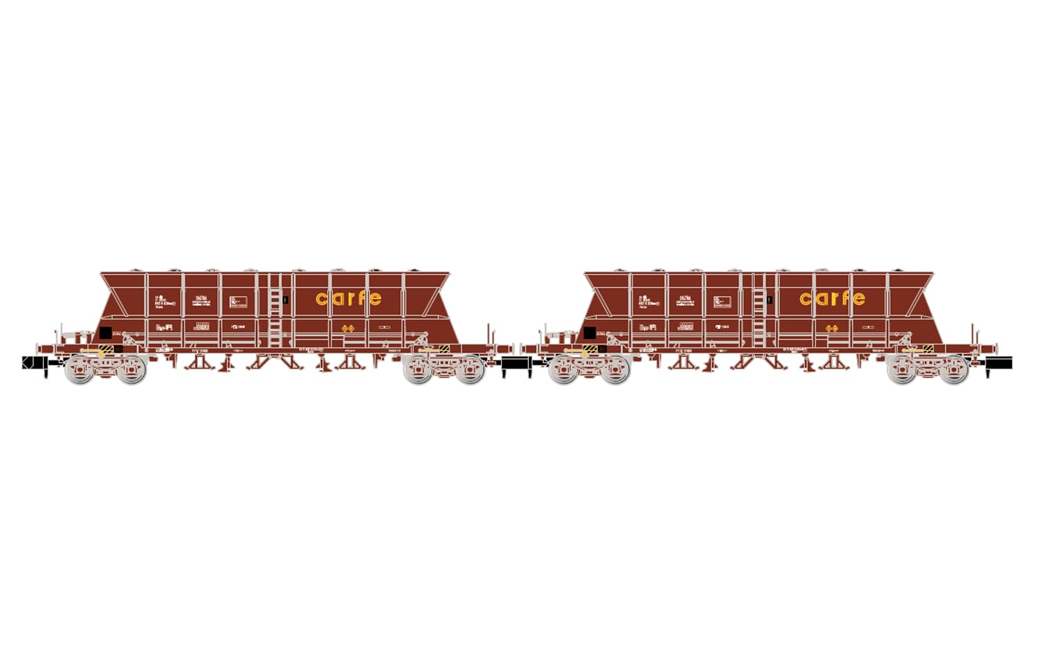 Wagons-trémies à charbon Arnold HN6671 : évitez les déraillements - 4