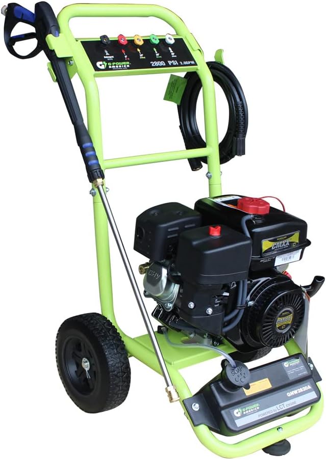 GreenPower America Cleaning GN2820A PSI Gas Pressure