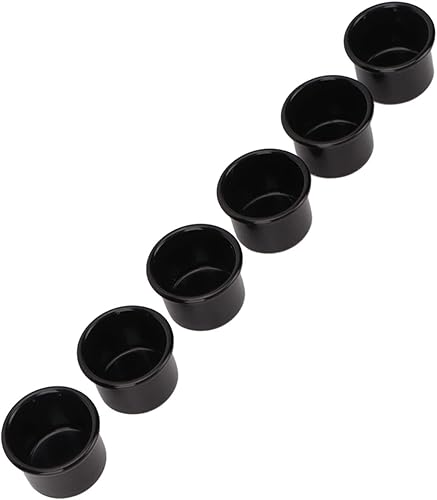 Miniatura 7 de 36 piezas de aluminio para velas, mini velas de metal, portavelas de metal, protectores de goteo de velas, portavelas negro para lámpara o
