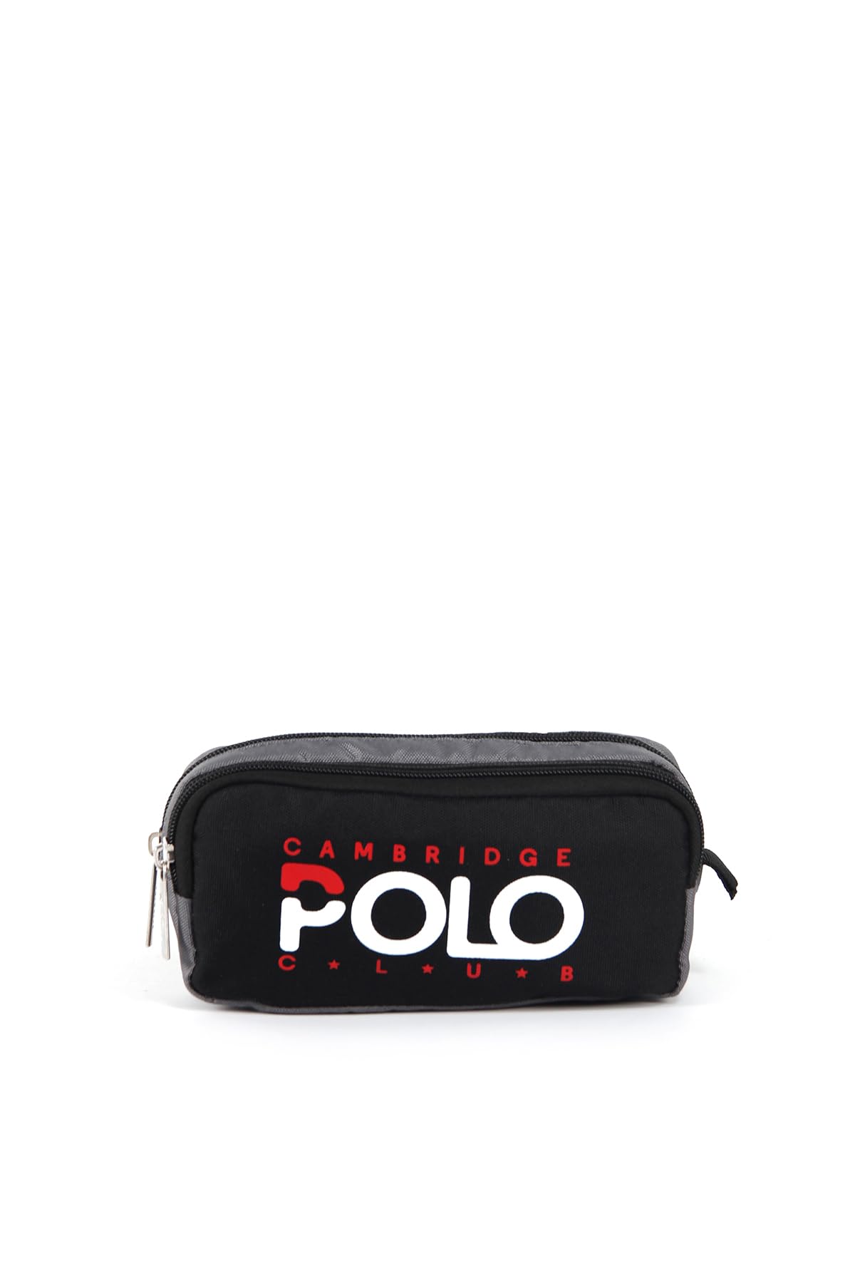 Cambridge Polo Club Preppy Çift Bölmeli Unisex Çocuk Kalemlik GRİ