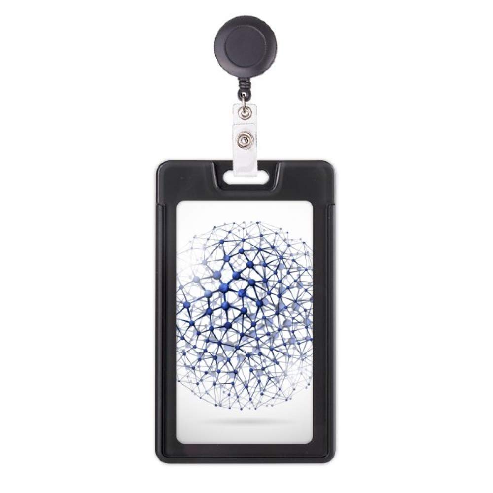Funda retráctil para tarjetas e identificación con diseño atómico 5