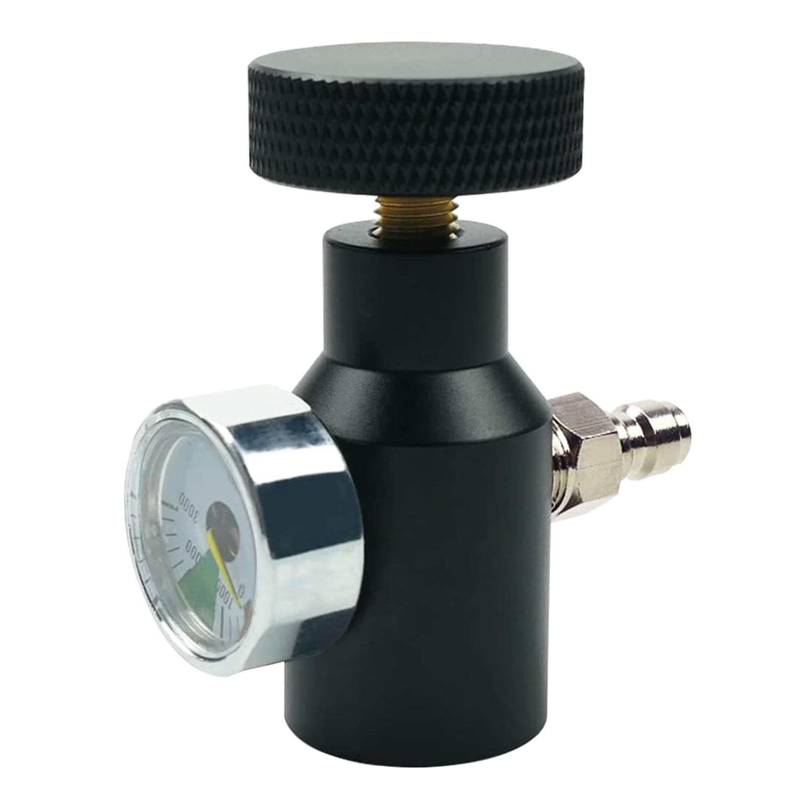 SEIWEI Co2-Tankadapter mit 3000/5000PSI-Messgerät, Druckluft-Füllstation, Fernschalter, Schnellaufblasanschluss für die meisten Zylinder