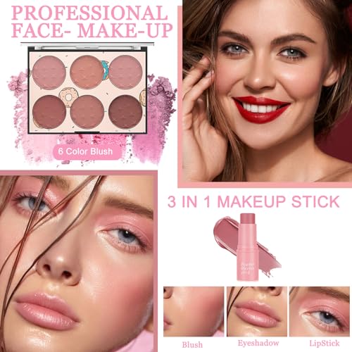 Kit Maquillaje Mujer, Set Maquillaje Mujer Ruicen kit de maquillaje profesional completo para Mujeres y Adolescentes, Incluye 40 Sombras de Ojos Eyebrow Pen etc Cosmetic estuche de maquillaje - imagen 4