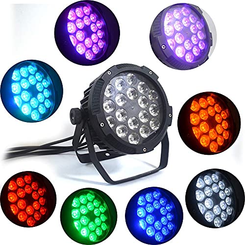 Boulder Led Flat Par Waterproof Ip65 Outdoor 18X18W Rgbwa 6In1 Wash Stage Light Dmx512 For Tv Studio, Theater, Auditorium, Stage, T-Stage, Concerts … (18X18W 6In1) #TOP2
