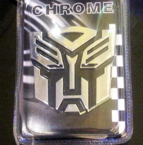 Autobot Transformers Chrome Emblem 3" Tall (Not a decal, Chrome Emblem)