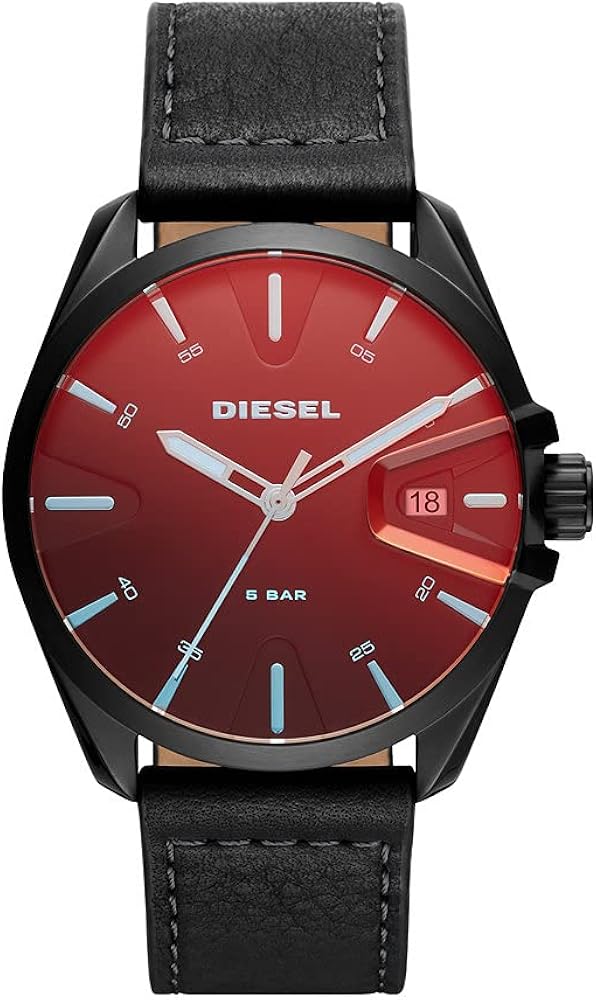 Diesel Orologio da uomo ms9 a tre lancette, misura cassa 44 mm, orologio in acciaio inossidabile Diesel Orologio da uomo ms9 a tre lancette, misura cassa 44 mm, orologio in acciaio inossidabile