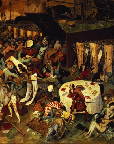 Tableaux peinture sur toile la mort Pieter Bruegel déco chambre 60x90