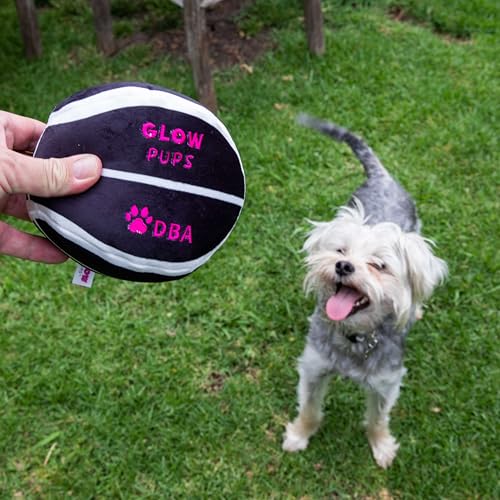 Juguete para perros Glow Pups balón de básquet grande miniatura 6