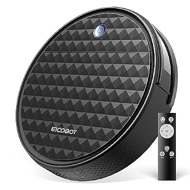AMAZON - EICOBOT Robot Vacuum Cleaner,Tangle-Free Suction,Quite,Slim,Automatic Self-Charging,550ml Large Dustbin, Good for Pet Hair,Hard Floor and Low Pile Carpet,R20,Star Black