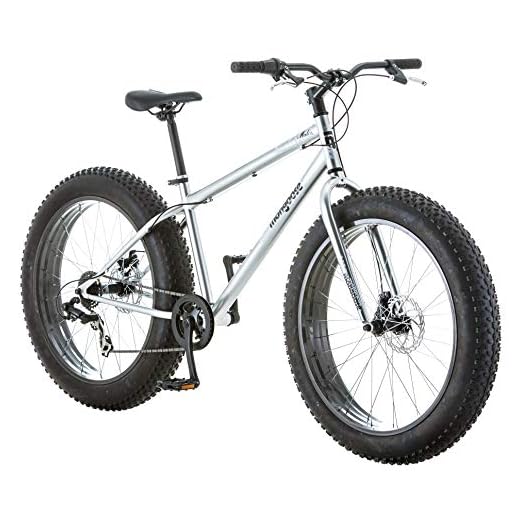Mongoose Dolomite Fat Tire Mens Mountain - Huffy bikes, Hyper Bikes Mongoose Men's Malus Fat Tire Bike, Silver