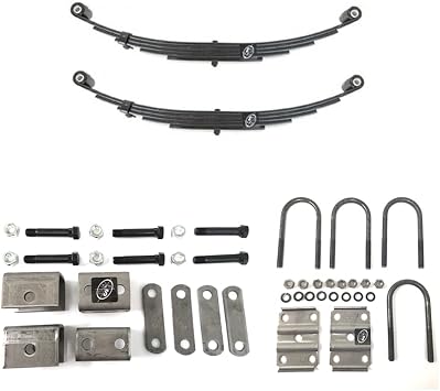 SOUTHWEST WHEEL 5,200 lbs. Trailer Axle Suspension Kit Incl. Leaf Springs, Hanger & U-Bolt kit
