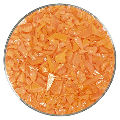 Marigold Opalescent Fusible Glass Coarse Frit - New Larger 8oz Size - 96COE - Made from System 96 Glass