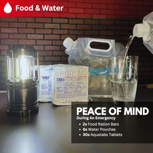 2 Person Hurricane Survival Kit | Disaster Preparedness Kit Packed w/Hurricane Preparedness Items & Hurricane Supplies When You Need It Most - Image 4