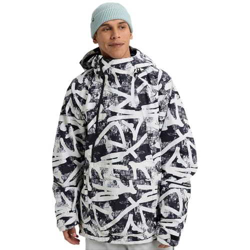 Anorak de ski Burton Reserve 2L homme veste de snow blanche coupe ample