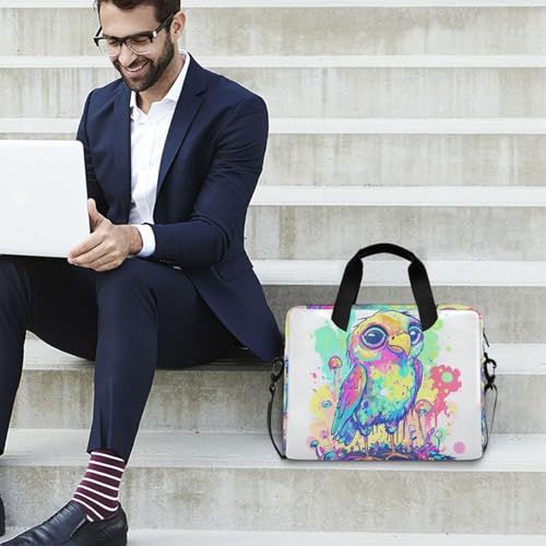 Bolso portatil para laptop 15.6" con diseño de loro miniatura 3
