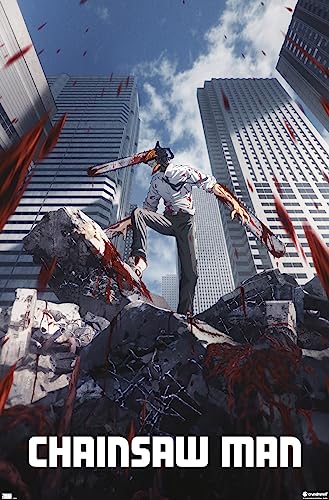 Trends International Chainsaw Man - Key Art Wall Poster, 34L x 22.4W, Unframed Version