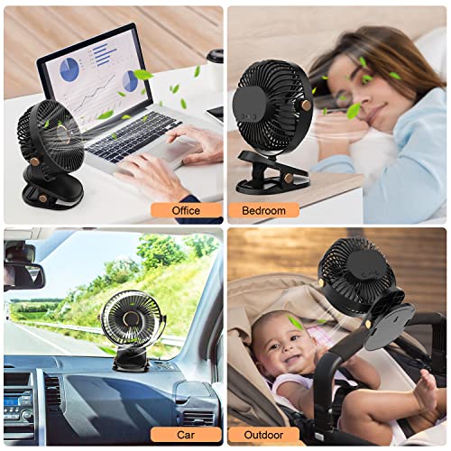 Mini Ventilatore Portatile, 720° Rotazione