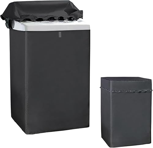 Funda para lavadora, cubierta para lavadorasecadora para carga superior, a prueba de polvo, impermeable, protector de electrodomésticos de lavado