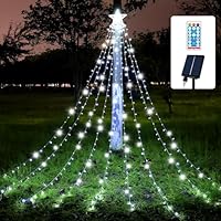 【色: ホワイト】Kimoinsa LED ソーラー イルミネーションライト 流 Amazon.co.jp: Kimoinsa LED ソーラー イルミネーションライト