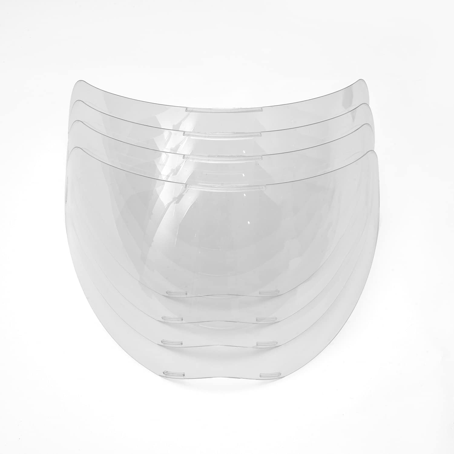 ANDELI 4 lentes de repuesto exteriores de pantalla de visualización grande y 2 lentes de repuesto interiores para casco de soldadura de fibra de carbono ADLDA900VL