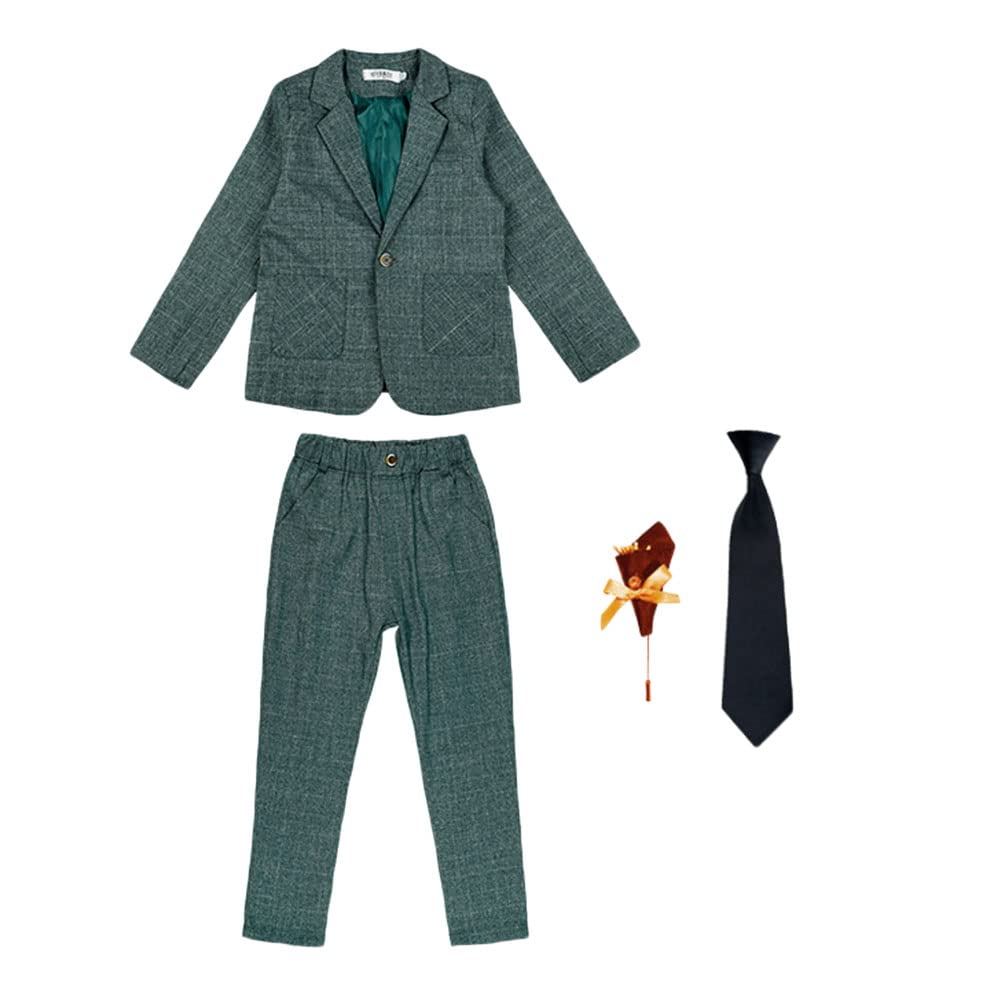 Jungen Festlichen Anzug Set Formelle Kleidung Jacken-Hose-Set Gentleman Baby Kinderanzug Hochzeit Taufe Kommunions Outfit