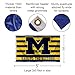 College Flags & Banners Co. Michigan Team University Wolverines Hail to The Victors Flag with Pole and Bracket Kit