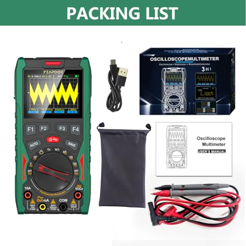 Yeapook YP101A 3 In 1 Handheld Digital Oscilloscope Multimeter Portable Oscilloscopes thumb #7